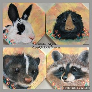 Jennifer's Coasters - The Whisker Brigade Acrylic e-Packet